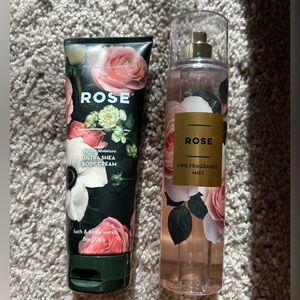 Bath & Body works Rose set
